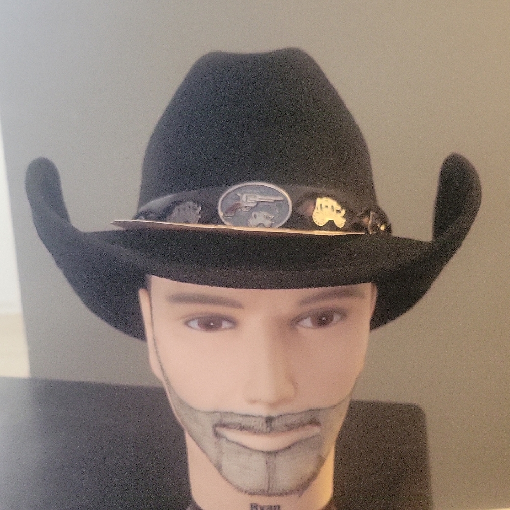 Bullhide Black Men’s Western Cowboy Hat - XL